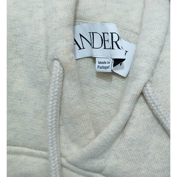 J wanderson mens large beige hoodie pullover sweatshirt cream - Picture 5 of 9